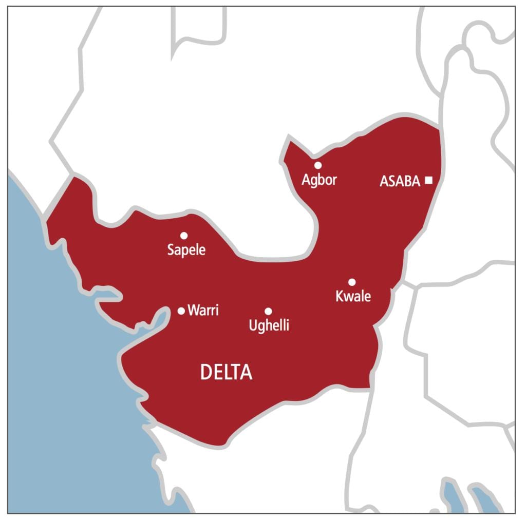 delta nigeria ramani