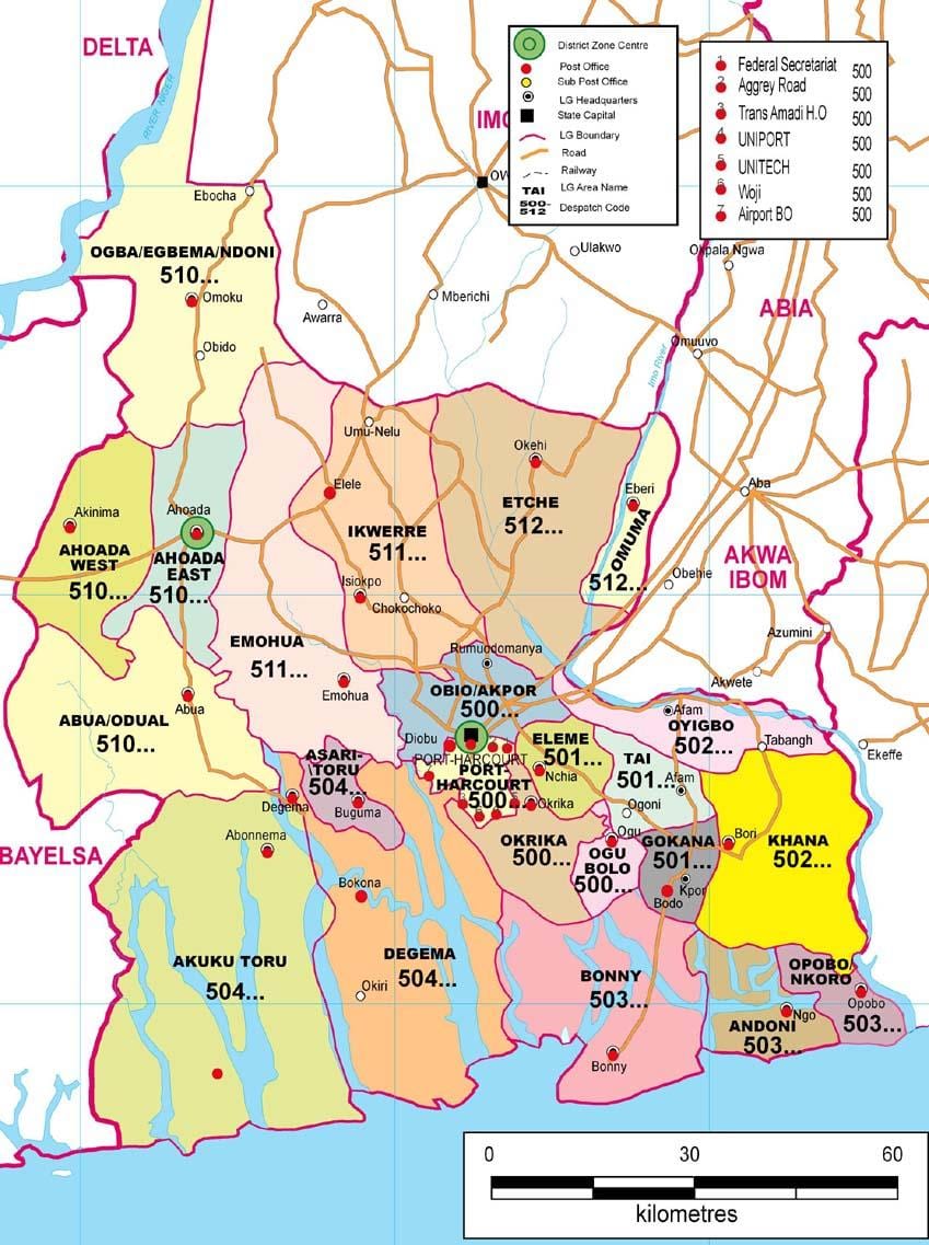 Ramani ya rivers state nigeria
