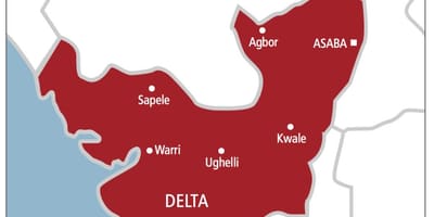 Delta nigeria ramani
