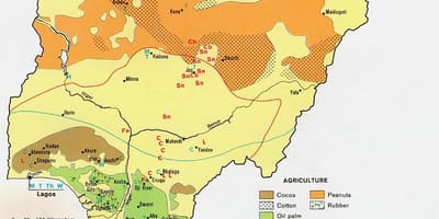 Ramani ya kilimo nigeria