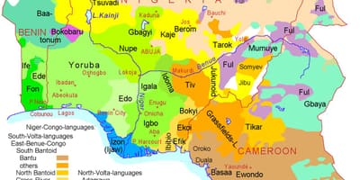 Nigeria lugha ya ramani