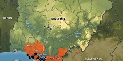 Ramani ya nigeria mafuta