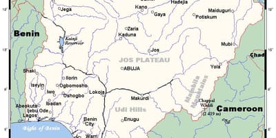 Mito katika nigeria ramani